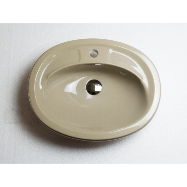 

Раковина врезная Adamant COMFY 540x425 cream-02