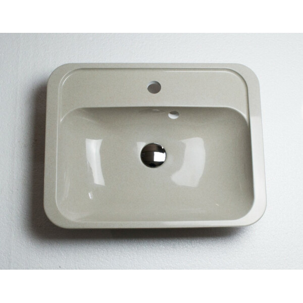 

Раковина врезная Adamant OPTION 550x430 beige-06