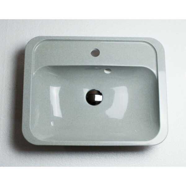 

Раковина врезная Adamant OPTION 550x430 light gray-09