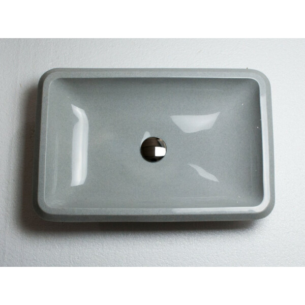 

Раковина врезная Adamant PLAIN 590x390 light gray-09