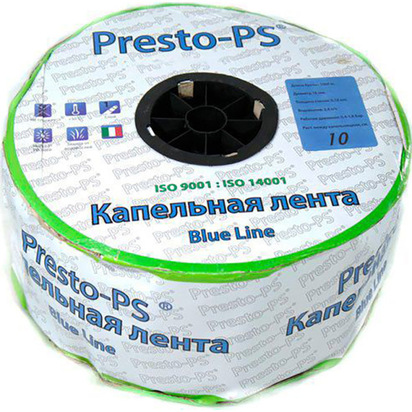 

Капельная лента Presto-PS щелевая Blue Line, длина 1000 м (BL-10-1000)