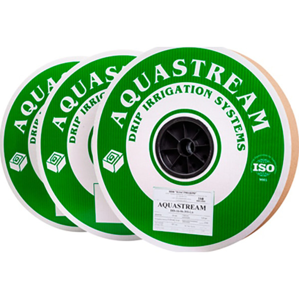 

Капельная лента AquaStream капельницы через 10 см, расход 1 л/ч, длина 1000 м (D16-06-100-1-1000)