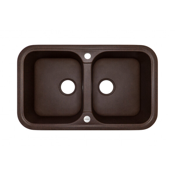 

Кухонная мойка Adamant TWINS мокко-12