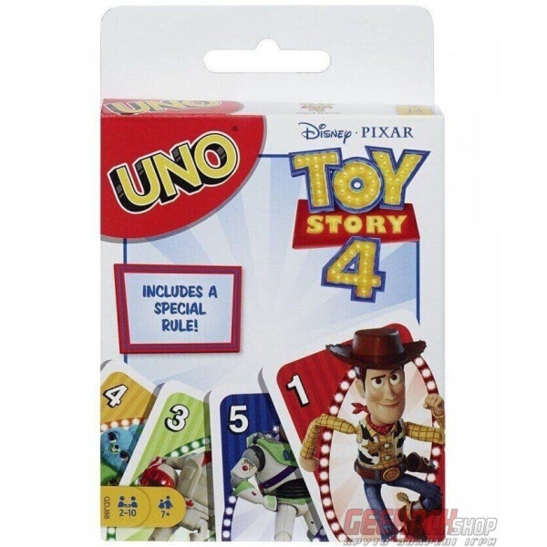 

Настольная игра Mattel UNO История игрушек 4 (Уно Toy Story 4) (GDJ88)