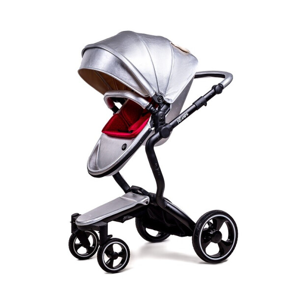 

Универсальная коляска Ninos A-88 silver pearl перламутр