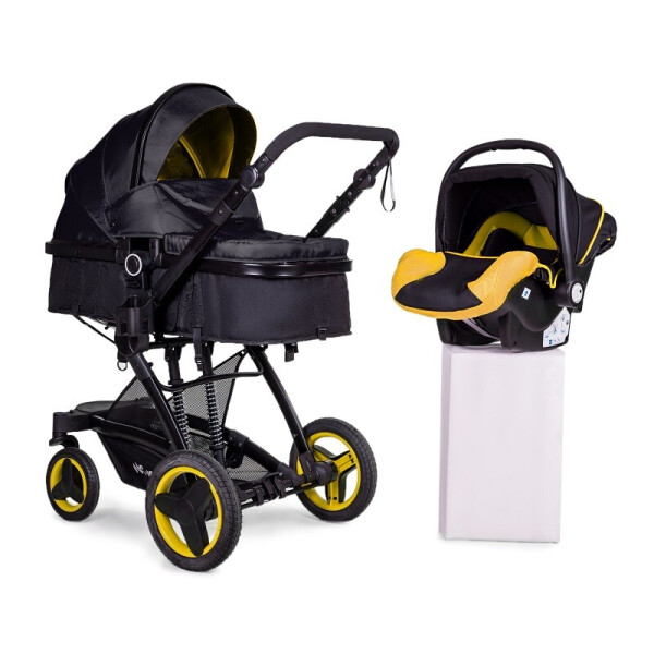 

Универсальная коляска 3в1 с автокреслом Ninos Bono, Yellow