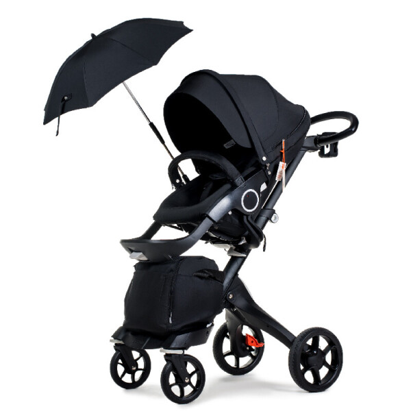 

Универсальная коляска 2в1 DSLAND V8 all black черный