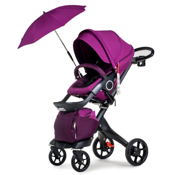 

Универсальная коляска 2в1 DSLAND V8 Black-Purple фиолетовый