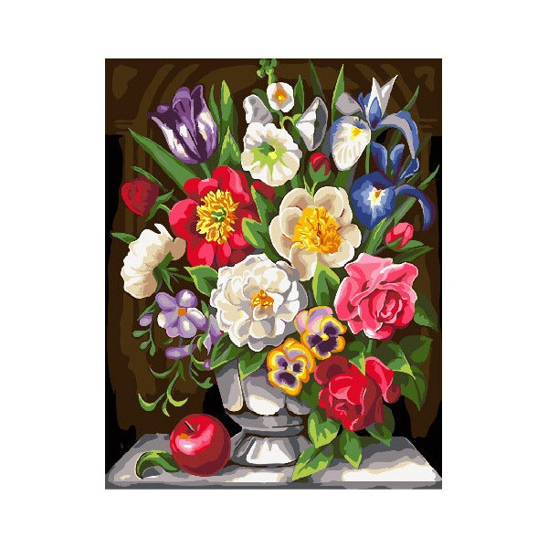 

Картина по номерам BRUSHME Пышный букет весны