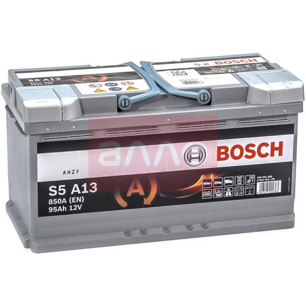 

Автомобильный аккумулятор Bosch S5 A13 AGM 95 Ah 850 A (0092S5A130)