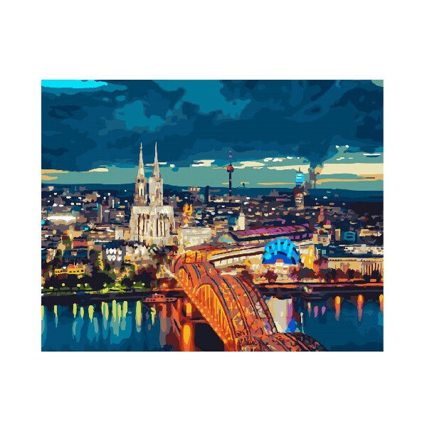 

Картина по номерам. Brushme "Панорама города" GX25936