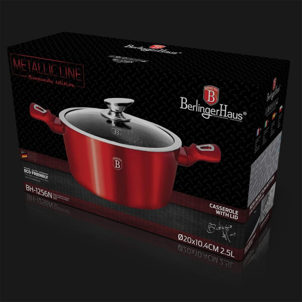 

Кастрюля Berlinger Haus Burgundy Metallic Line 2.5л (BH-1256N) BH 1256N (6039)