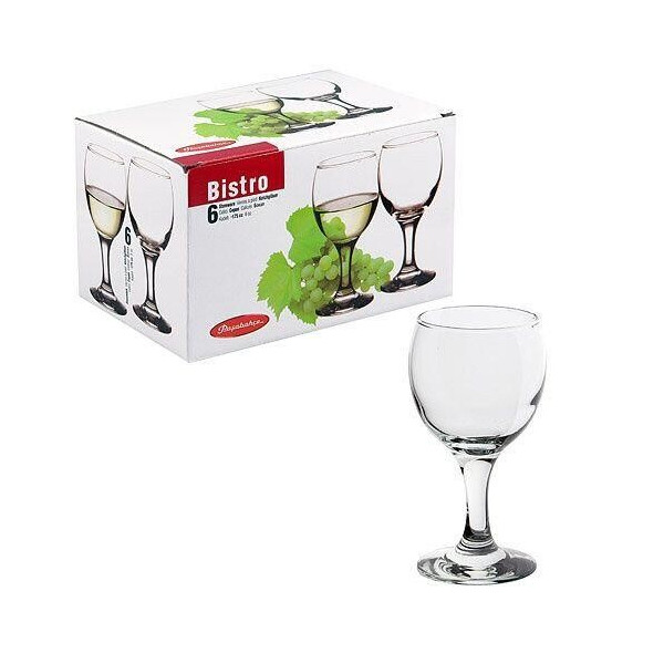 

Набор бокалов для вина Bistro Pasabahce 44415 - 165 мл 12 шт (13317)