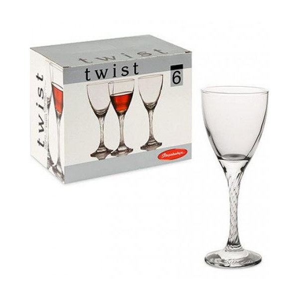 

Набор фужеров для красного вина TWIST Pasabahce 44372 - 220 мл, 6 шт (170965)