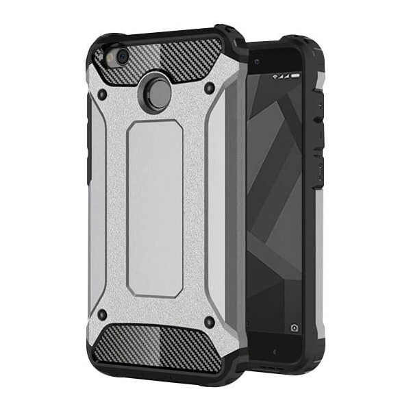 

Чехол бронированный противоударный TPU+PC Immortal для Xiaomi Redmi 4X (Металл / Gun Metal) (106935)