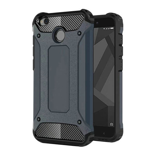 

Чехол бронированный противоударный TPU+PC Immortal для Xiaomi Redmi 4X (Серый / Metal slate) (106937)