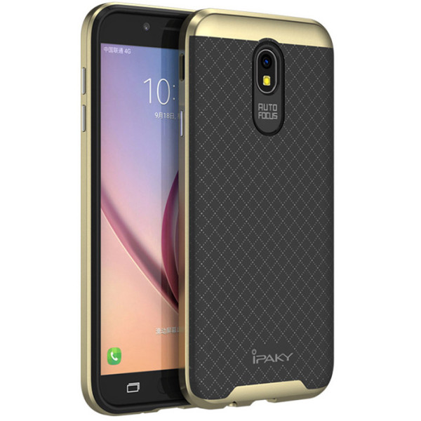 

iPaky TPU+PC для Samsung J530 Galaxy J5 (2017) (Черный / Золотой) (279176)