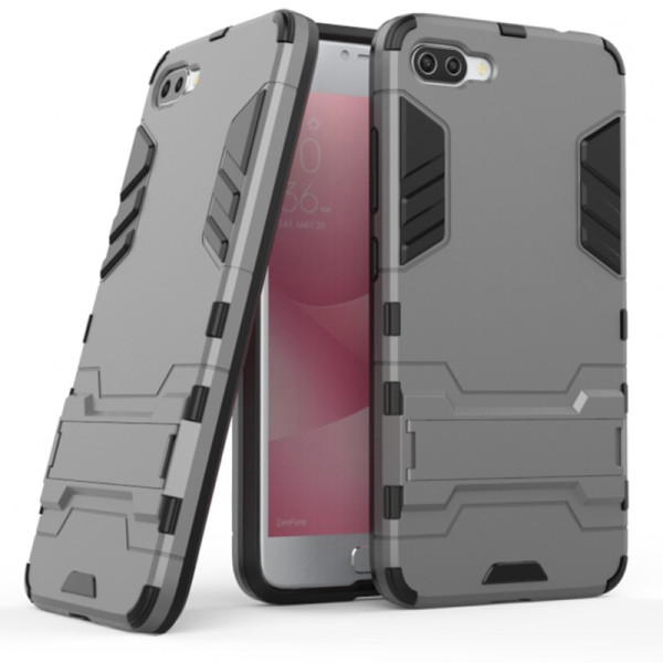 

Чехол-подставка ударопрочный Transformer для Asus Zenfone 4 Max (ZC554KL) с мощной защитой корпуса (Металл / Gun Metal) (279238)
