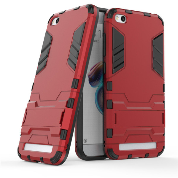 

-подставка ударопрочный Transformer для Xiaomi Redmi 5A с мощной защитой корпуса (Красный / Dante Red) (347289)