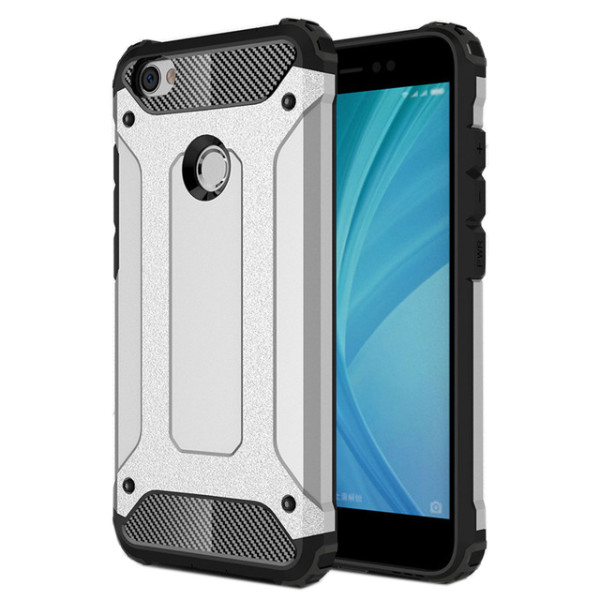 

бронированный противоударный TPU+PC Immortal для Xiaomi Redmi Note 5A Prime / Redmi Y1 (Металл / Gun Metal) (406552)