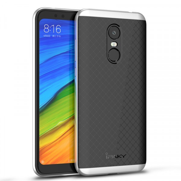 

iPaky TPU+PC для Xiaomi Redmi 5 (Черный / Серебряный) (420263)
