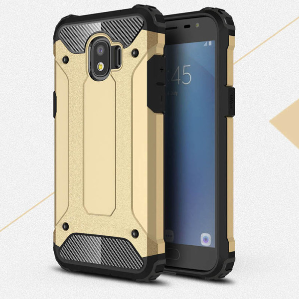 

бронированный противоударный TPU+PC Immortal для Samsung J250F Galaxy J2 Pro (2018) (Золотой) (475621)
