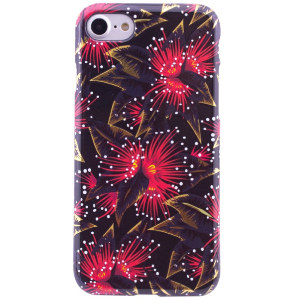 

TPU "SM" светящийся (Glow in the Dark) для Apple iPhone 7 / 8 (4.7") (Черный / Золотой, Хризантема) (489167)
