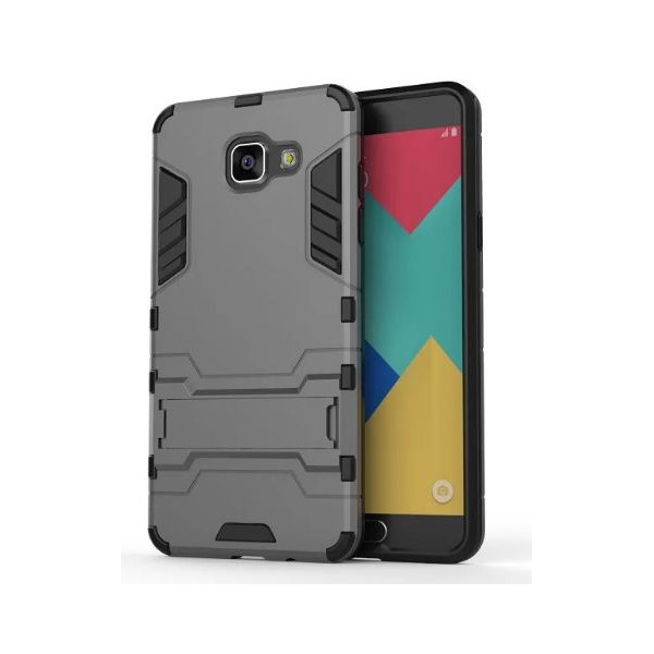 

-подставка ударопрочный Transformer для Samsung A510F Galaxy A5 (2016) с мощной защитой корпуса (Металл / Gun Metal) (49028)