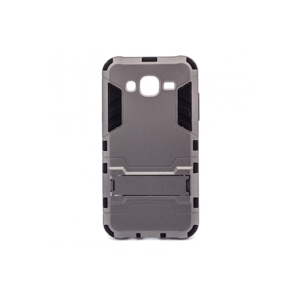 

-подставка ударопрочный Transformer для Samsung J500H Galaxy J5 с мощной защитой корпуса (Металл / Gun Metal) (50290)