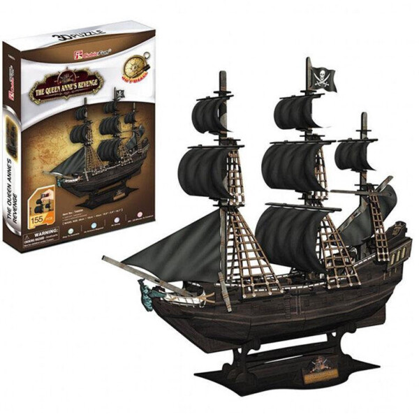 

Cubic Fun Корабль Месть Королевы Анны (T4005h) Трехмерная головоломка CubicFun