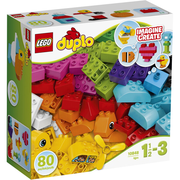 

Конструктор LEGO DUPLO Мои первые кубики 80 деталей (10848)