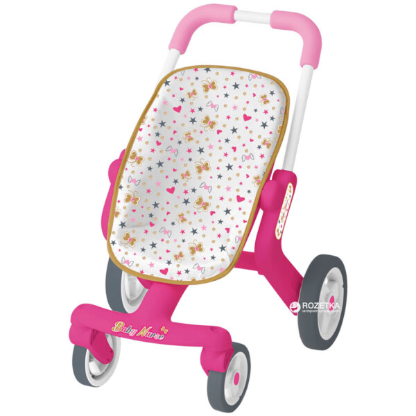 

Smoby Baby Nurse (251223) Коляска для прогулок с поворотными колесами, 18мес. +