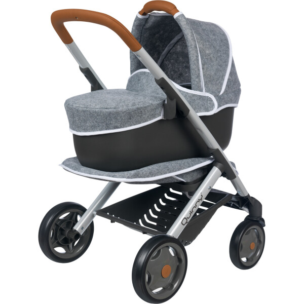 

Коляска Smoby Toys Maxi-Cosi & Quinny 3 в 1 со съемной люлькой Серая (253104) (3032162531044)