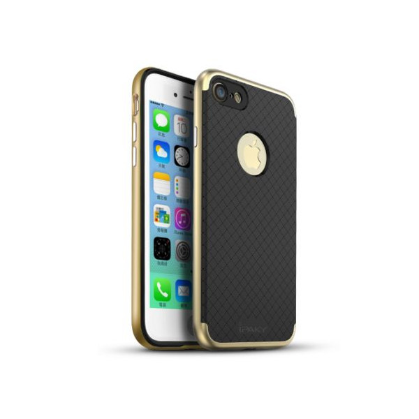 

iPaky TPU+PC для Apple iPhone 7 / 8 (4.7") (Черный / Золотой) (52093)