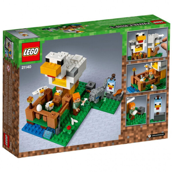 

Конструктор LEGO MINECRAFT Курятник 198 деталей (21140)