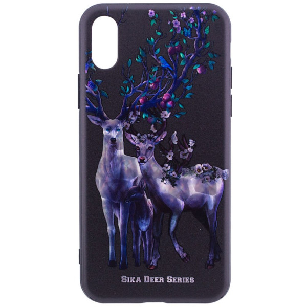

TPU YCT Brilliant для Apple iPhone X (5.8") / XS (5.8") (Олени) (542281)