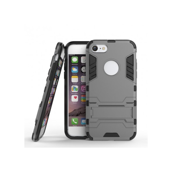 

-подставка ударопрочный Transformer для Apple iPhone 7 / 8 (4.7") с мощной защитой корпуса (Металл / Gun Metal) (54647)