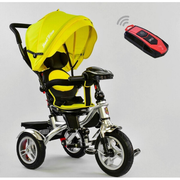 

Детский велосипед-каталка Best Trike 5890 - 7019 Желтый (надувные колеса)