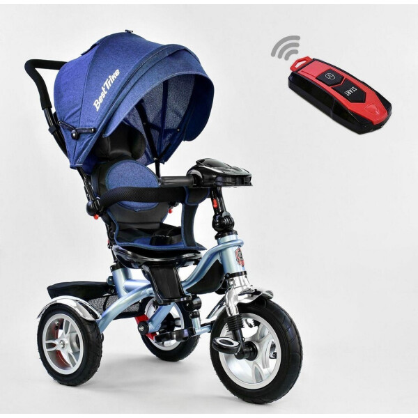 

Детский велосипед-каталка Best Trike 5890 - 9367 Синий (надувные колеса)