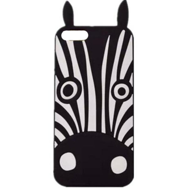 

силиконовая накладка 3D Marc Jacobs для Apple iPhone 7 plus / 8 plus (5.5") (Зебра) (546516)