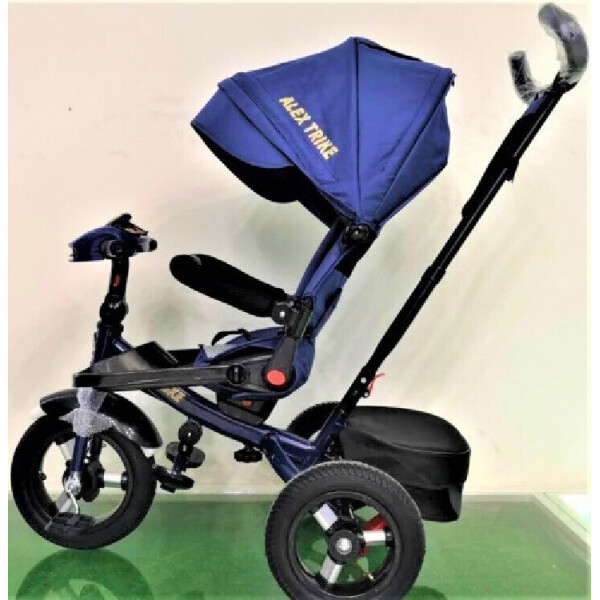 

детский велосипед-каталка Alex Trike с пультом и усиленной рамой 6088 Blue (6088)