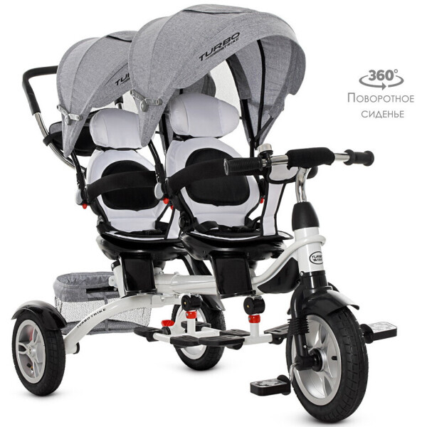 

Детский велосипед-каталка M 3116TWA-19 серый TURBOTRIKE