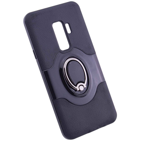 

TPU+PC Deen Feather с креплением под магнитный держатель для Samsung Galaxy S9+ (Черный) (547493)