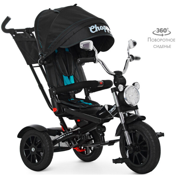 

детский велосипед-каталка Turbo Trike M 4056HA-20-6 Black / Blue (M 4056HA)