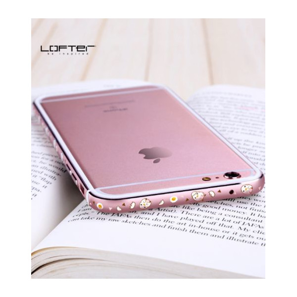 

-бампер металлический Lofter Cutie Series для Apple iPhone 6/6s (4.7") (Цыпленок) (55522)