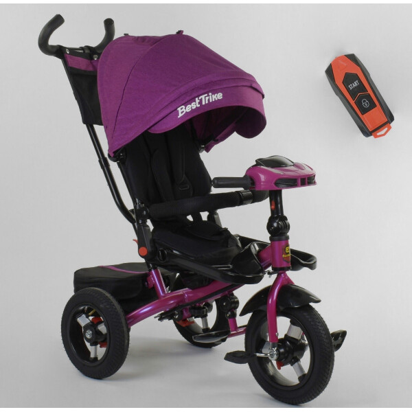 

Велосипед 3-х колёсный 6088 F - 08-202 Best Trike (1) ФАРА С USB, ПОВОРОТНОЕ СИДЕНИЕ, СКЛАДНОЙ РУЛЬ, РУССКОЕ ОЗВУЧИВАНИЕ, НАДУВНЫЕ КОЛЕСА, ПУЛЬТ