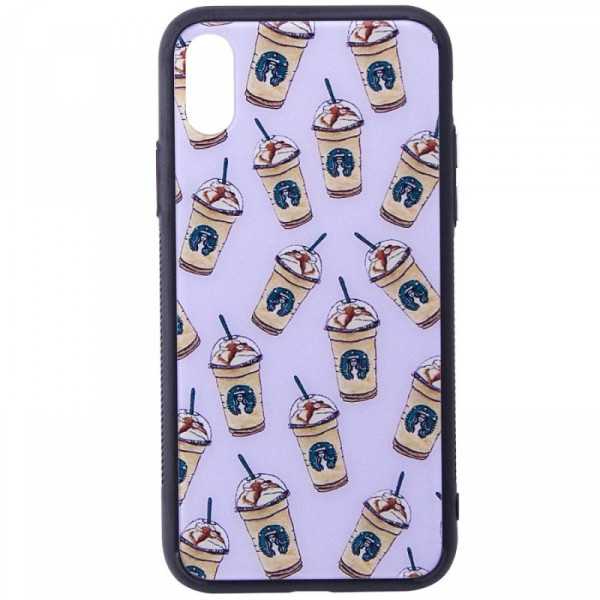 

TPU+Glass YCT для Apple iPhone X (5.8") / XS (5.8") (Мороженое Starbucks) (562165)