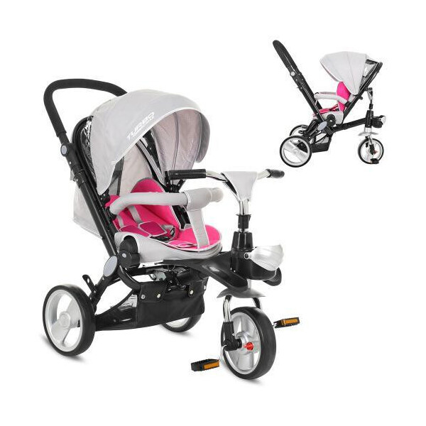 

Детский велосипед-каталка Turbo Trike M AL3645-9 Grey Pink (AL3645)