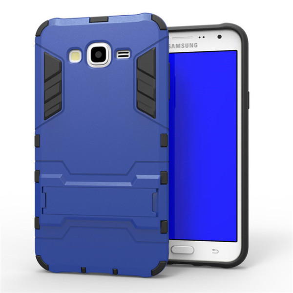 

-подставка ударопрочный Transformer для Samsung G610F Galaxy J7 Prime с мощной защитой корпуса (Металл / Gun Metal) (57539)