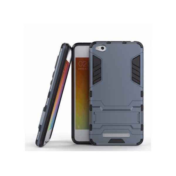 

-подставка ударопрочный Transformer для Xiaomi Redmi 4a с мощной защитой корпуса (Серый / Metal slate) (57569)